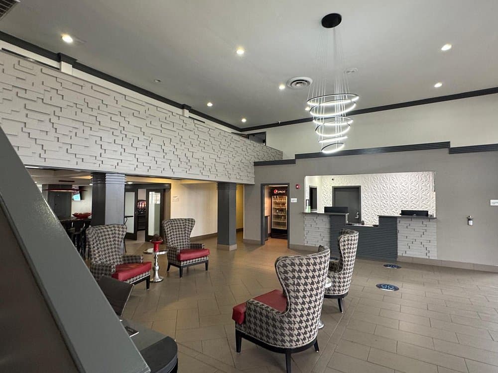 Lobby seating area